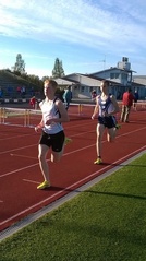 Jaakko Julkunen ja Pauli Moilanen miesten 3000 metrillä.